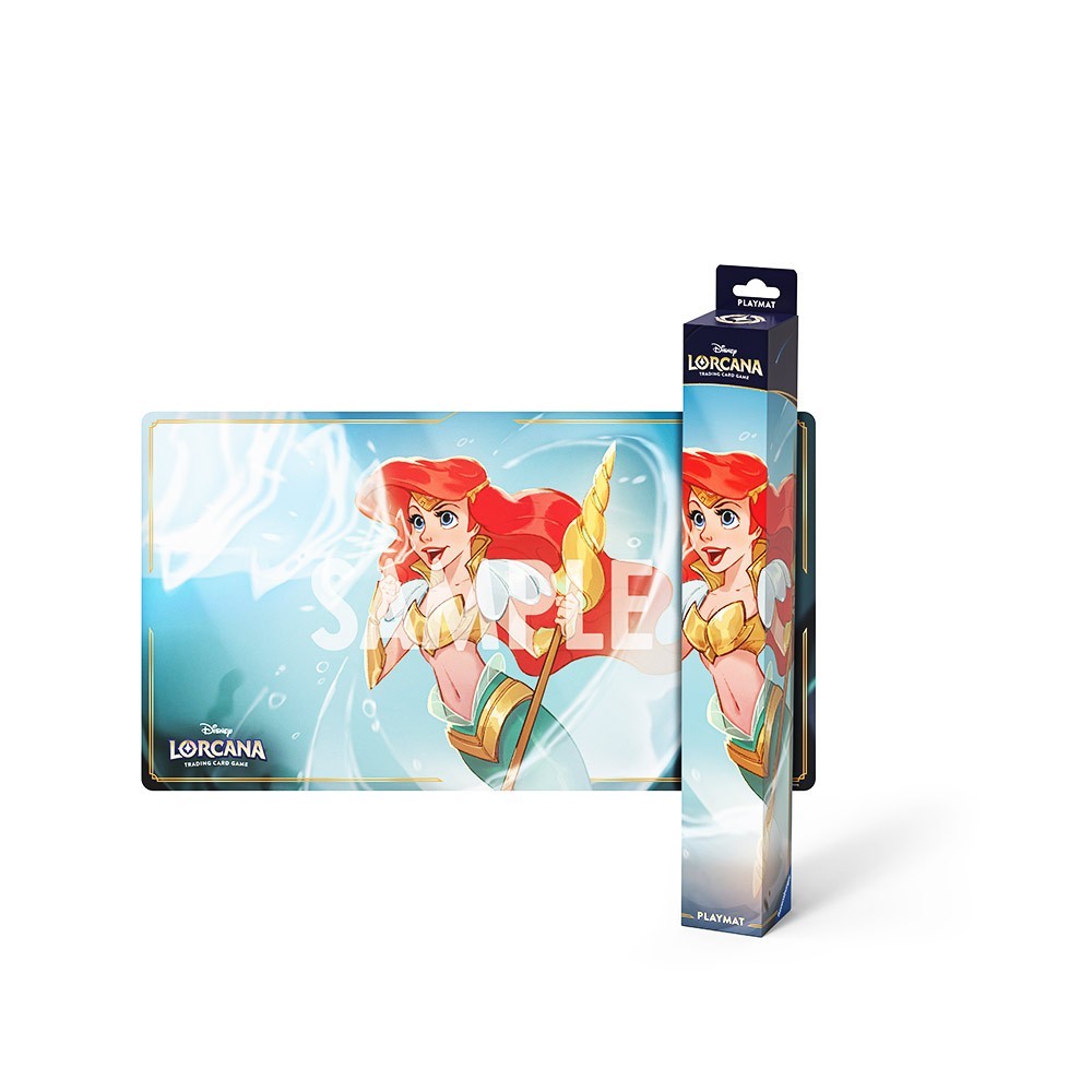 Lorcana Winterspell Ariel Sonic Warrior Playmat