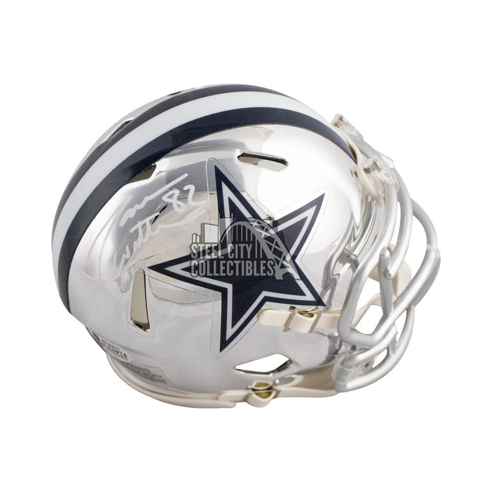 Dallas cowboys chrome mini helmet hot sale