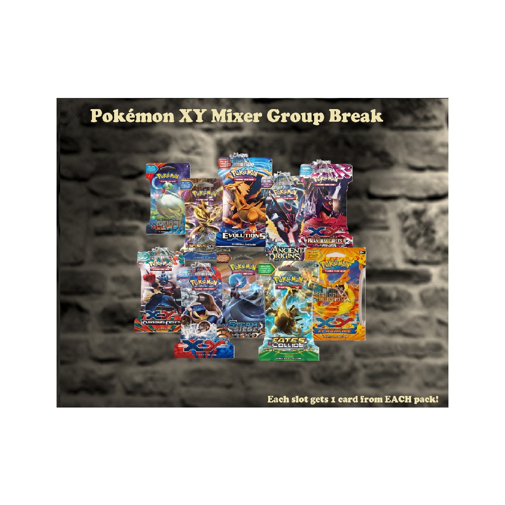 Pokemon XY Era Mixer Break — 10-Pack Random 10-Card Group Break #1