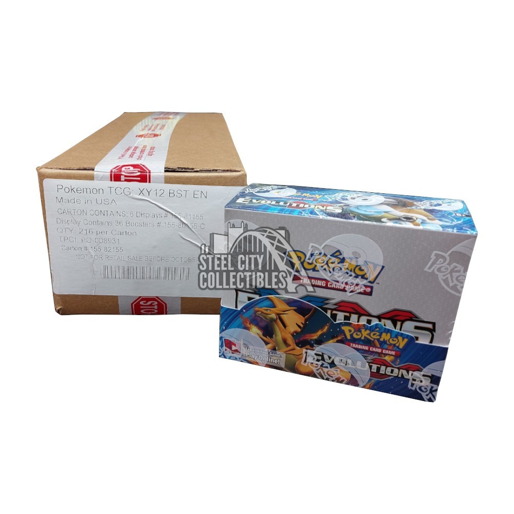 Pokemon XY Evolutions Booster 6-Box Case