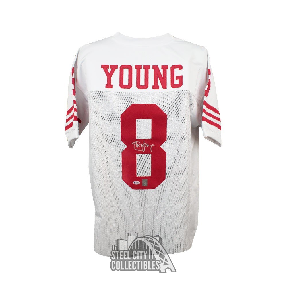 steve young autographed jersey