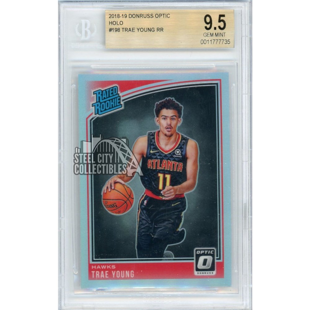Trae Young 2018-19 Donruss Optic Holo Rated Rookie #198 - BGS 9.5 | Steel  City Collectibles