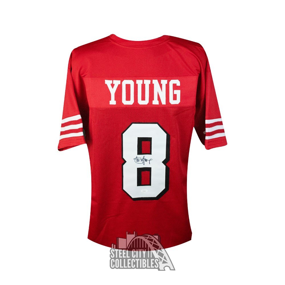 steve young autographed jersey