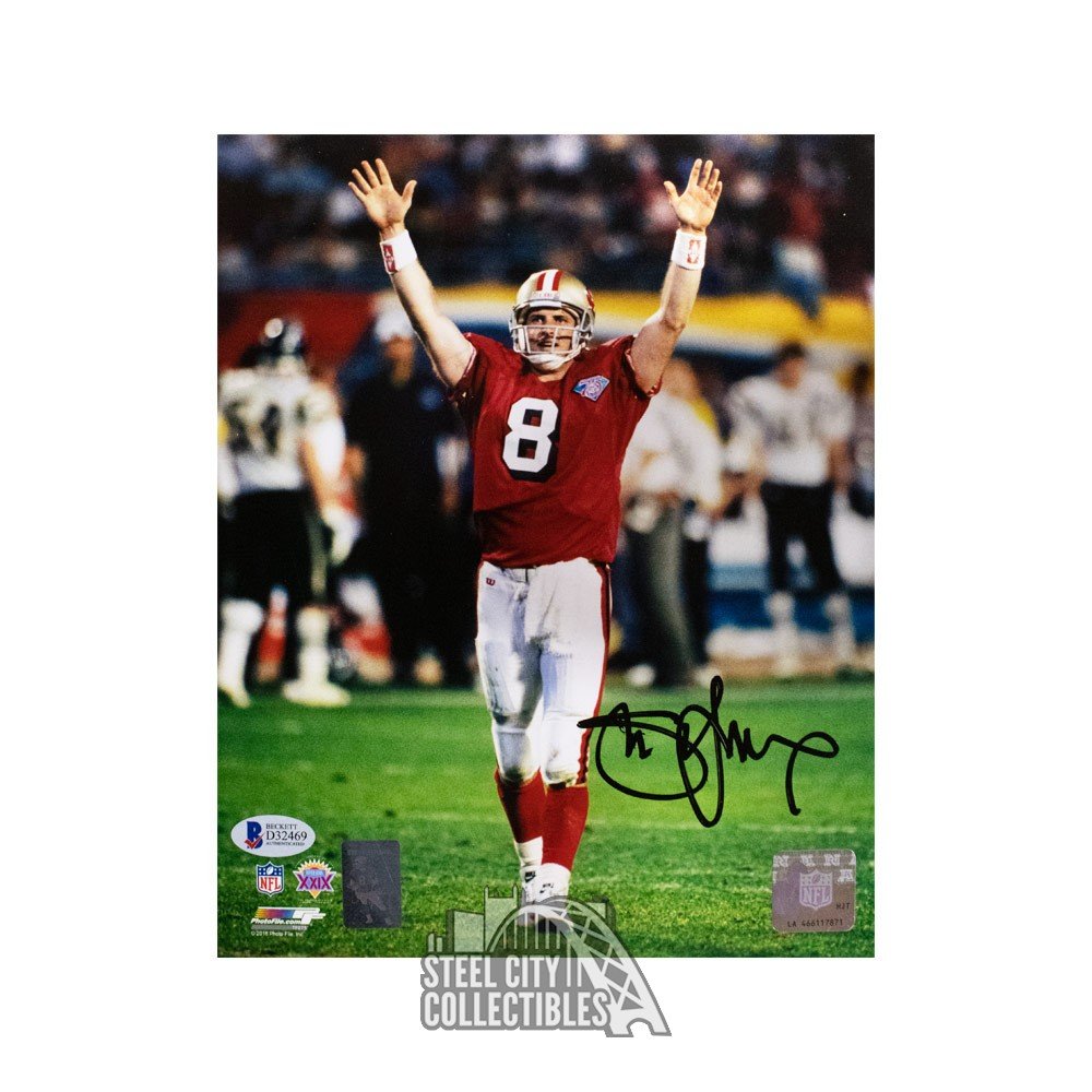 steve young signed football