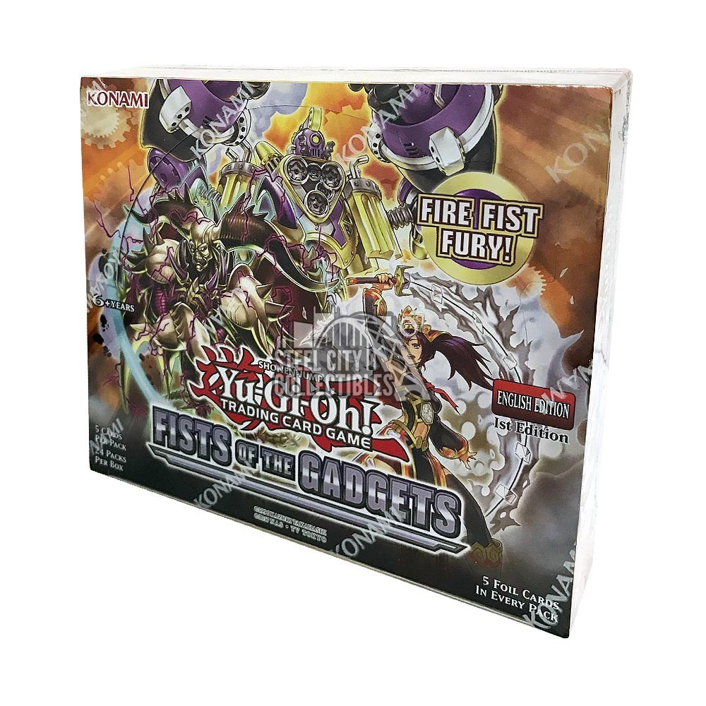 Yu-Gi-Oh! Fists of the Gadgets 1st Edition Booster Box Yu-Gi-Oh! Fists of the Gadgets 1st Edition Booster Box