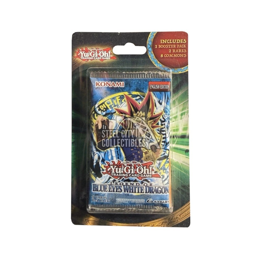 Yu Gi Oh Legends Of Blue Eyes White Dragon Blister Pack Steel City 