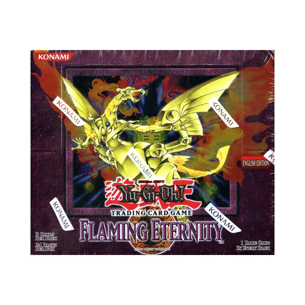 Upper Deck Yu-Gi-Oh Flaming Eternity Unlimited Edition Booster Box ...