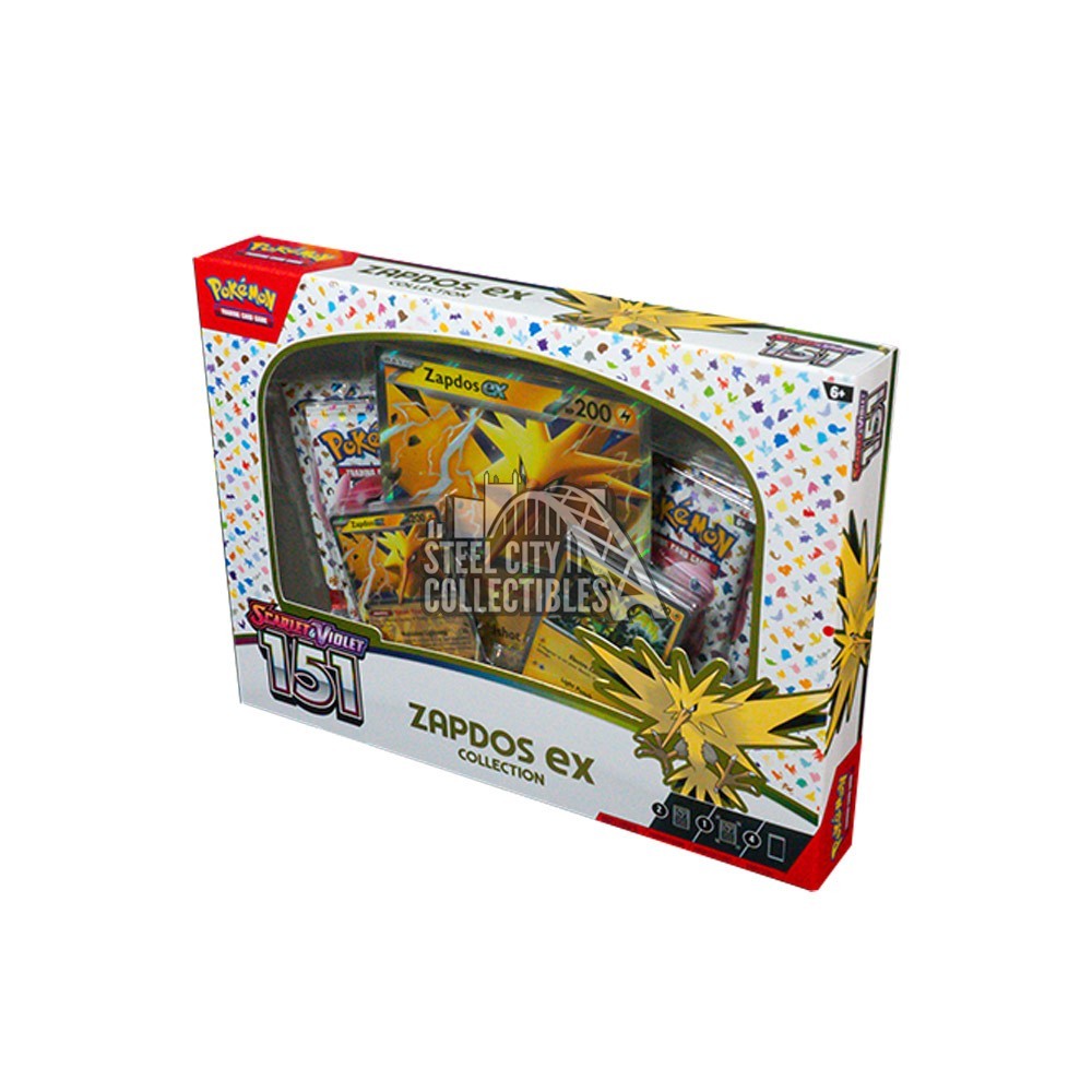 Pokémon TCG: Scarlet & Violet: 151 - Zapdos ex Box