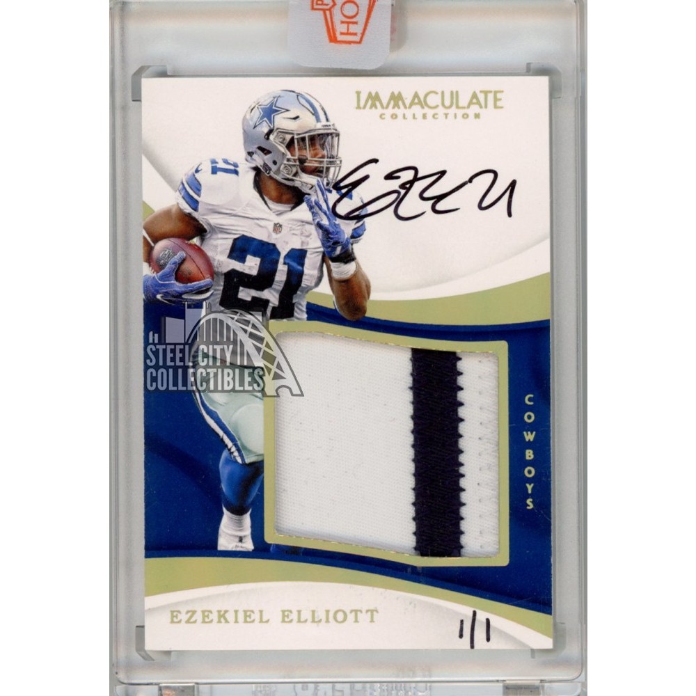 Ezekiel Elliott 2020 Panini Honors Immaculate Autograph
