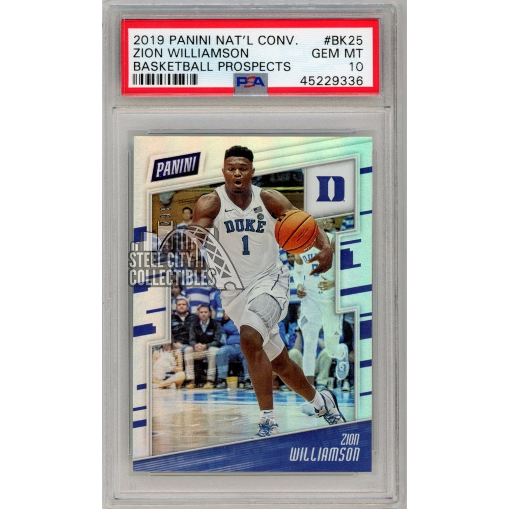 Zion Williamson 2019 Panini The National Rookie Card #BK25