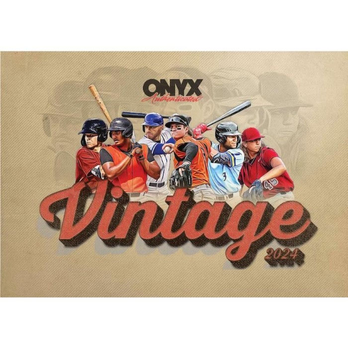 2024 Onyx Vintage Baseball Hobby Box Steel City Collectibles
