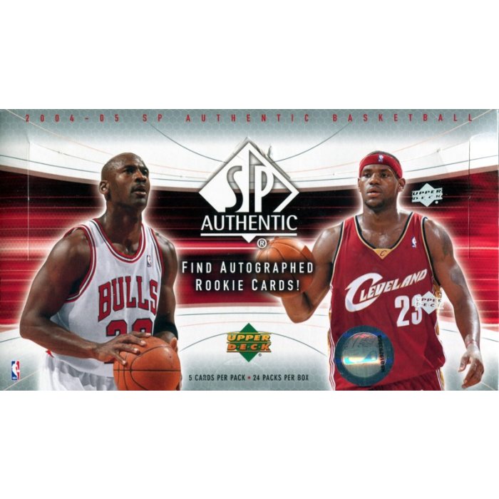 2004-05 Upper Deck SP Authentic Basketball Hobby Box | Steel 2004-05 Upper Deck SP Authentic Basketball Hobby Box | Steel