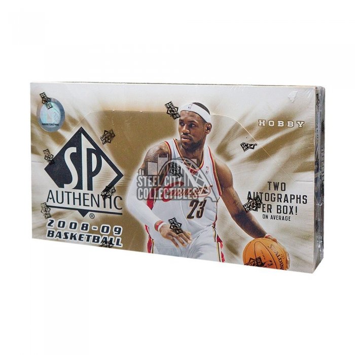 2008-09 Upper Deck SP Authentic Basketball Hobby Box Triple