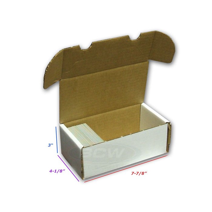 400ct Cardboard Storage Boxes Bundle of 25 Steel City Collectibles