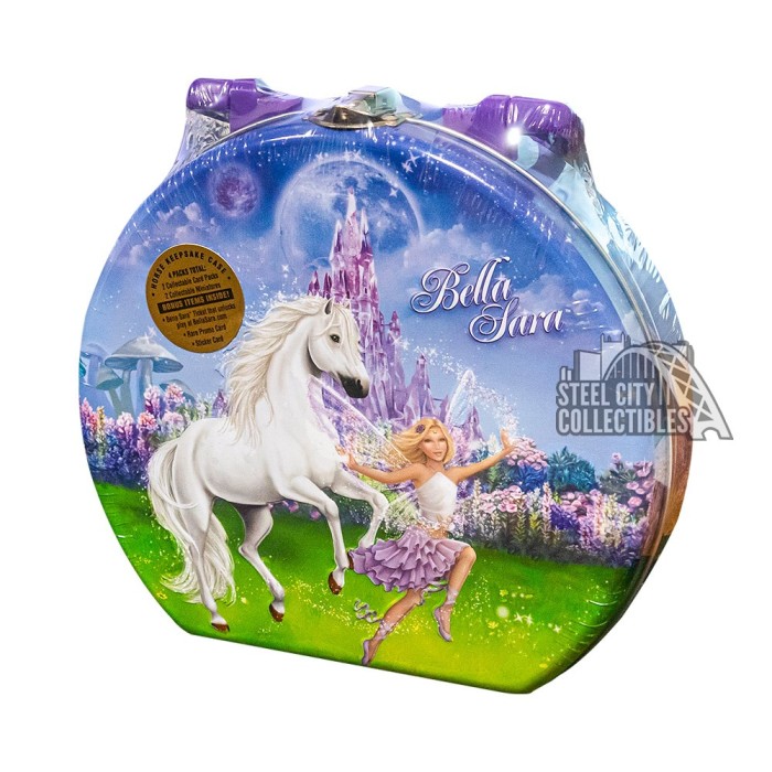 2009 BELLA SARA COLLECTOR EASTER SEALED EMBOSSED TIN BROWN HORSE COVER TIN