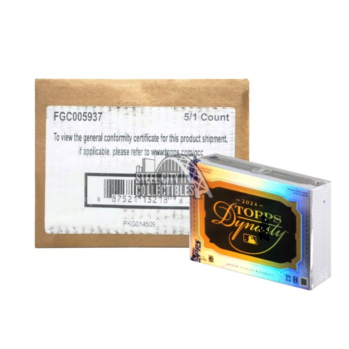 2024 Topps Dynasty Baseball Hobby 5-Box Case | Steel City Collectibles