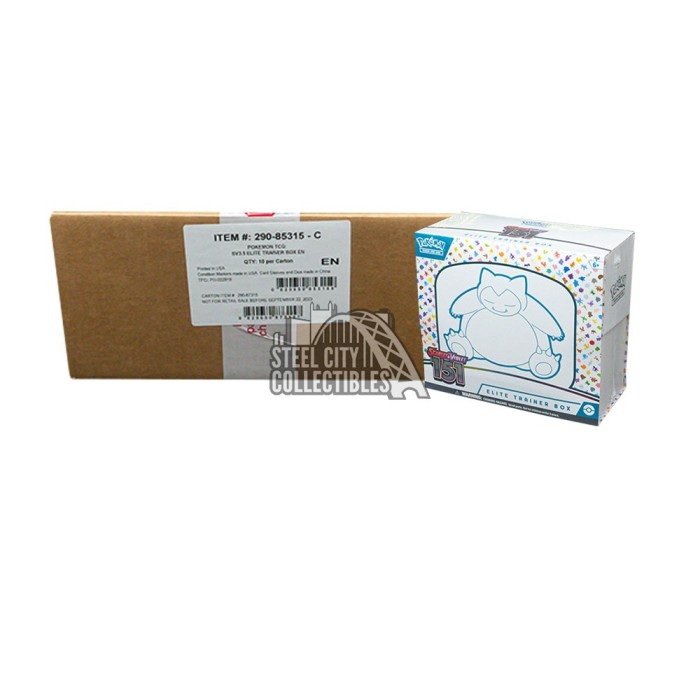 Pokemon Scarlet & Violet 151 Elite Trainer 10-Box Case