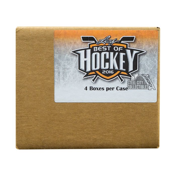 201516 Leaf Best of Hockey Hobby 4Box Case Steel City Collectibles