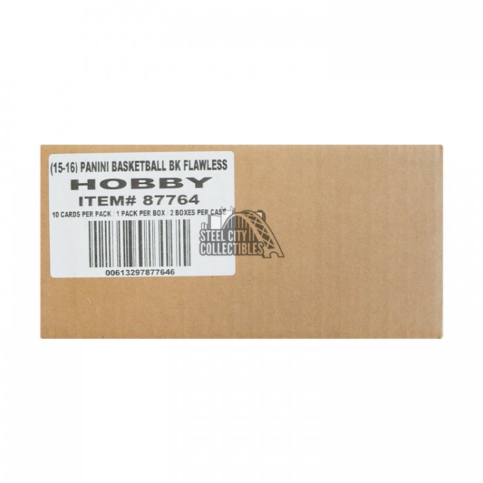 2015-16 Panini Flawless Basketball Hobby 2-Box Case | Steel City