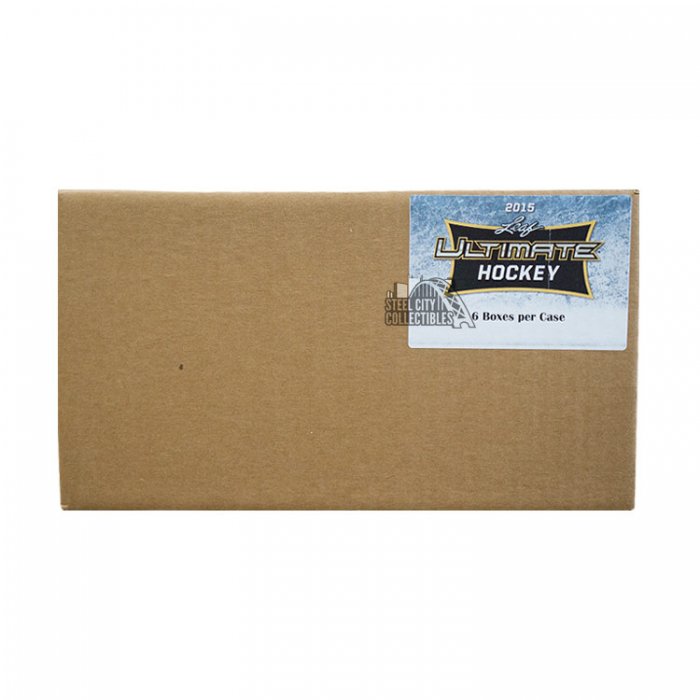 201516 Leaf Ultimate Hockey Hobby 6Box Case Steel City Collectibles