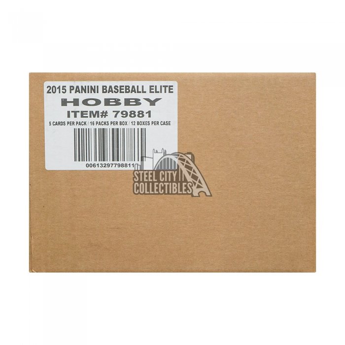 16 pk 2015 Panini Elite Baseball HOBBY box