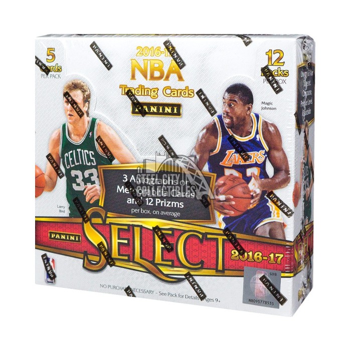 201617 Panini Select Basketball Hobby Box Steel City Collectibles