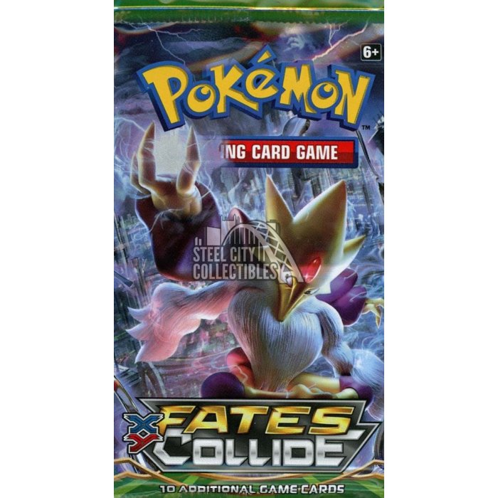 1 POKEMON XY FATES COLLIDE BOOSTER PACK1 BOOSTER PACK 