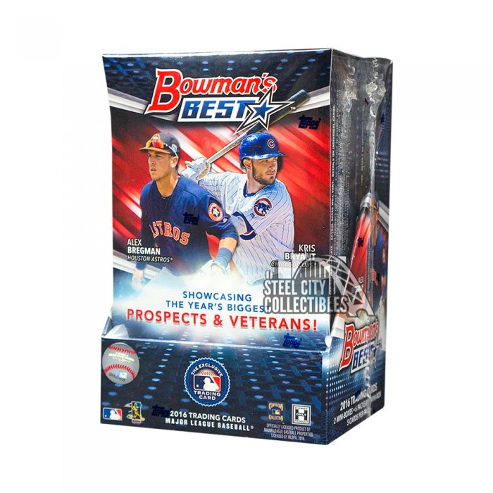 2016 Bowman's Best Baseball Hobby Box Steel City Collectibles
