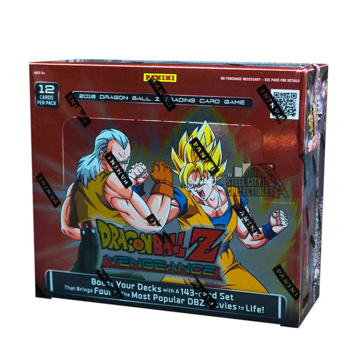 24 PACKS PANINI DRAGON BALL Z VENGEANCE BOOSTER BOX SEALED 