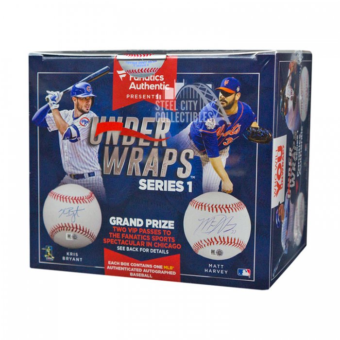 2016 Fanatics Under Wraps Autographed Baseball Hobby Box Steel City