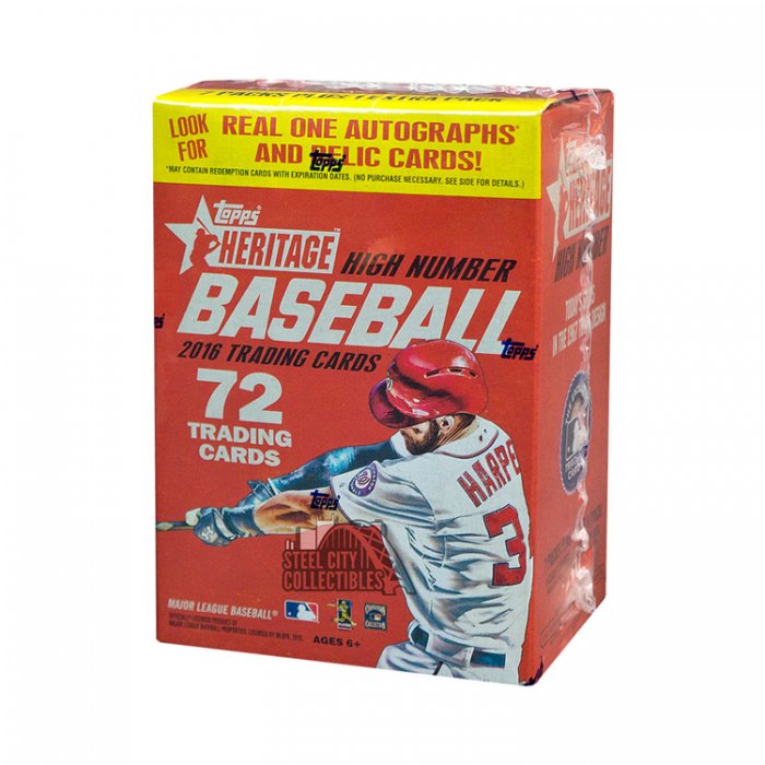 2016 Topps Heritage High Number Baseball Blaster Box Steel City