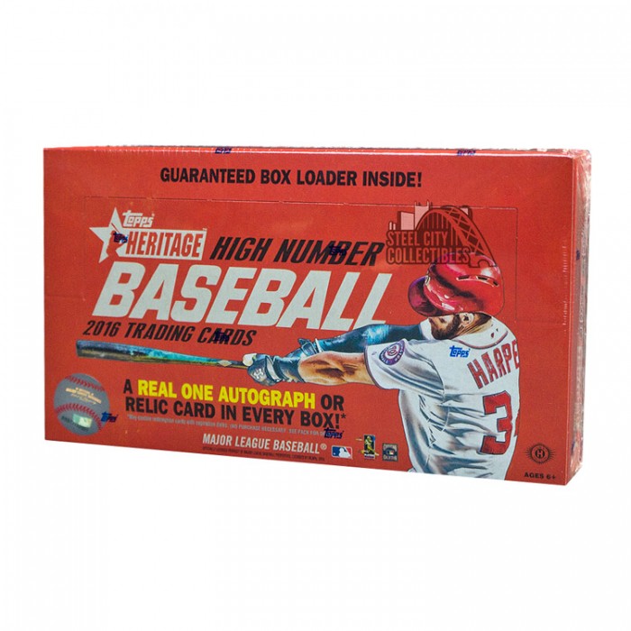 2016 Topps Heritage High Number Baseball Hobby Box Steel City