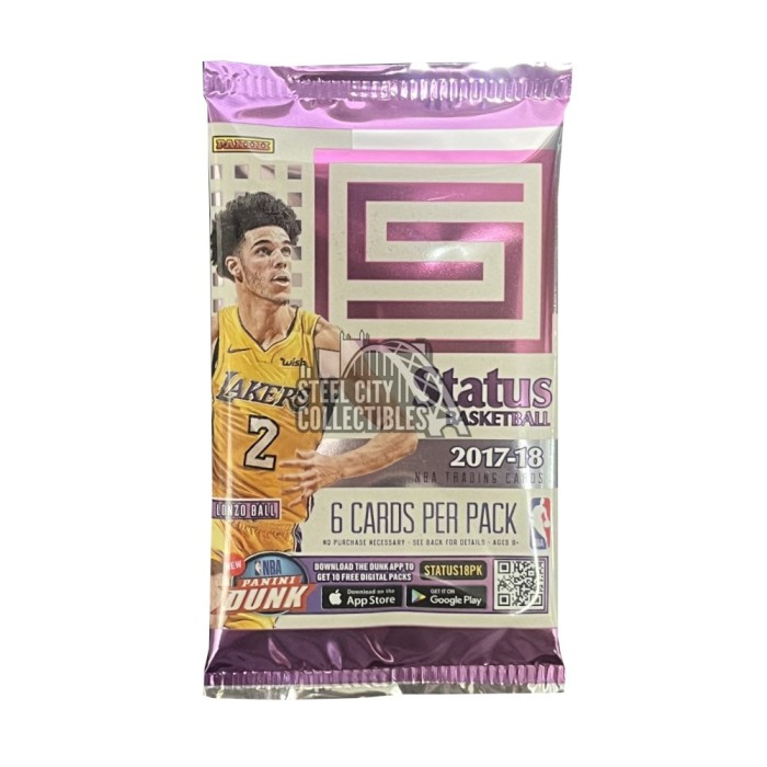 thumbnail image 2 of 2018-19 Panini Status Basketball Fat Pack – Aqua Cello Pack (15 Cards) Luka RC Year 2 of 5