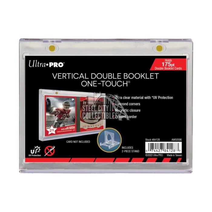 Top Loaders Ultra Pro: Horizontal Booklet Card Sleeves (100ct Ultra PRO White Sports Trading Card Toploaders & Holders