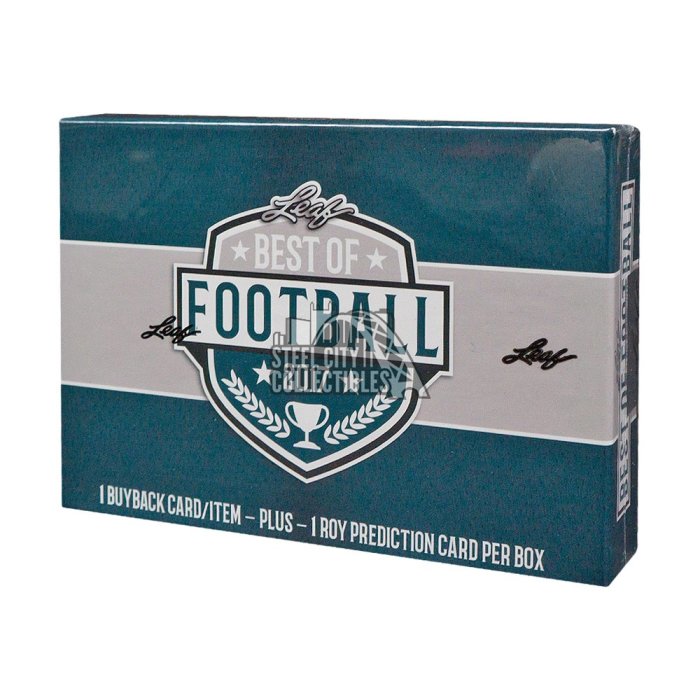 2017 Leaf Best of Football Hobby Box Steel City Collectibles