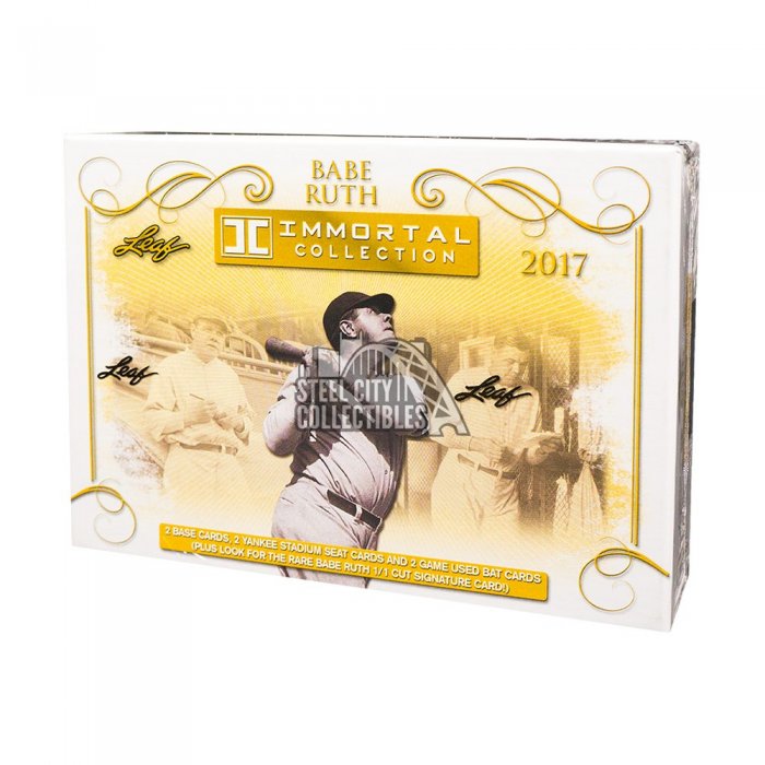 2017 Leaf Babe Ruth Immortal Collection Baseball Hobby Box | Steel City Collectibles 2017 Leaf Babe Ruth Immortal Collection Baseball Hobby Box | Steel City Collectibles