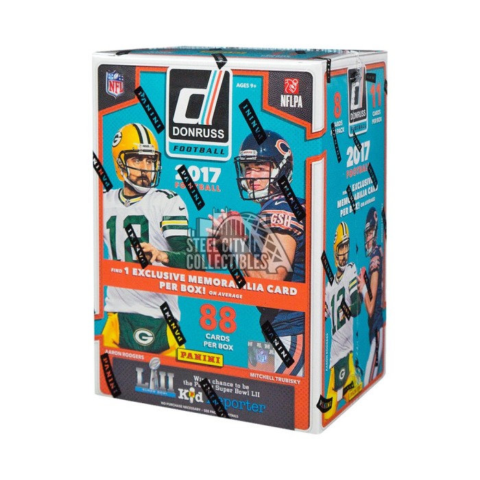 2017 Panini Donruss Football 11 Pack Blaster Box | Steel