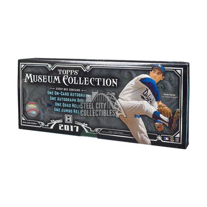 2017 Topps Museum Collection Baseball Hobby Box Steel City Collectibles