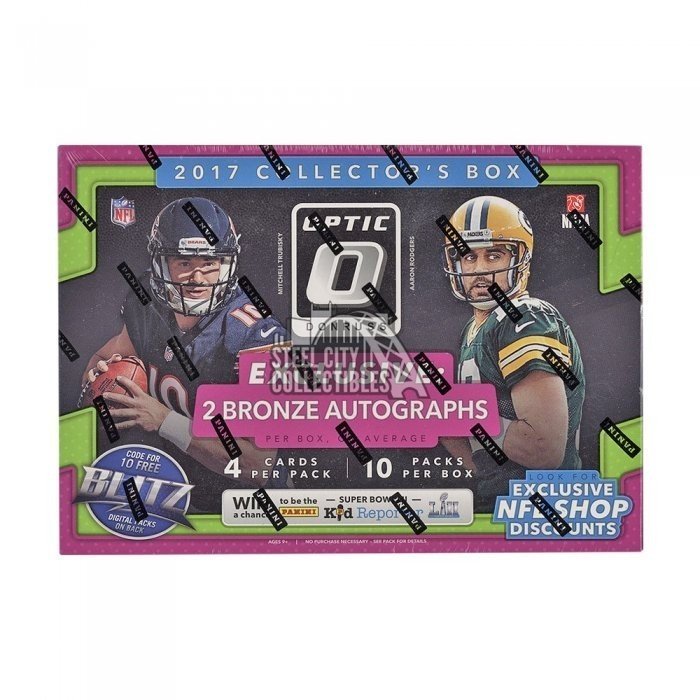 2017 Panini Donruss Optic Football Collector's DUAL Box Random Division