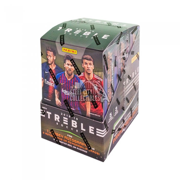 201819 Panini Treble Soccer Hobby Box Steel City Collectibles