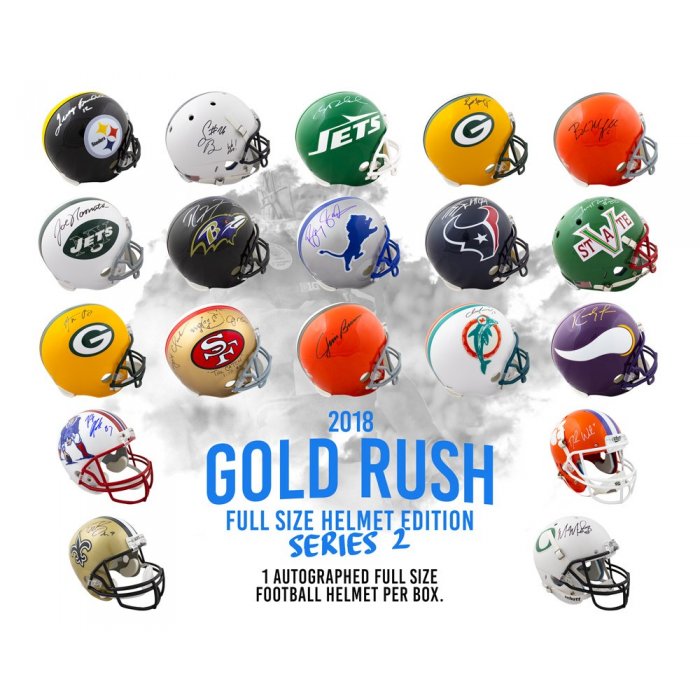 2018 Gold Rush Autographed Full Size Helmet Edition Series 2 Box 2018 Gold Rush Autographed Full Size Helmet Edition Series 2 Box