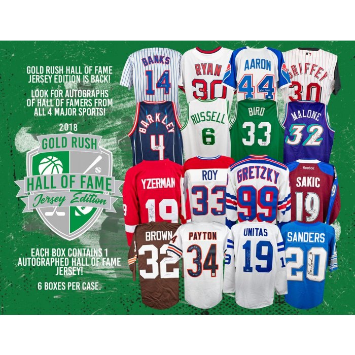 2018 Gold Rush Hall of Fame Autographed Jersey Edition Box Steel City