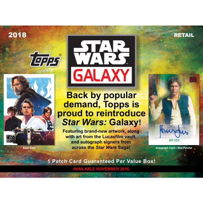 2018 Topps Star Wars Galaxy 10ct Blaster Box | Steel City
