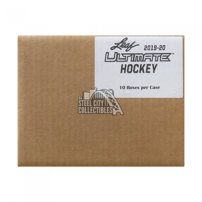 201920 Leaf Ultimate Hockey Hobby 10Box Case Steel City Collectibles