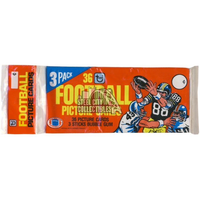 1981 Topps Football Red Top Grocery Rack Pack | Steel City Collectibles