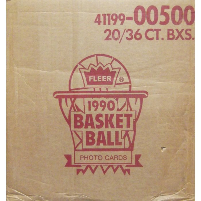 Lot Detail - 1990/91 Fleer Basketball Unopened Wax Case (20 Boxes)
