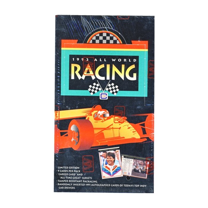 1992 All World Racing Hobby Box | Steel City Collectibles