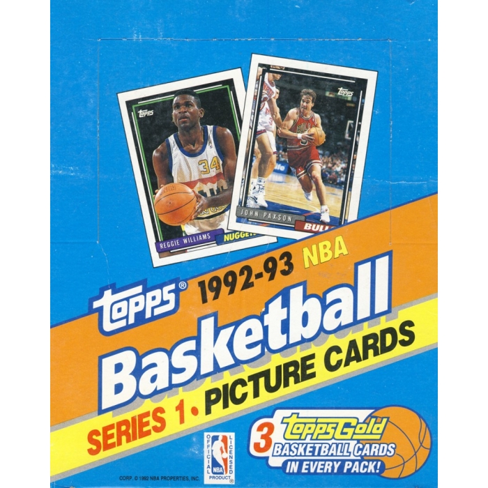 199293 Topps Series 1 Basketball 24ct Rack Pack Box Steel City
