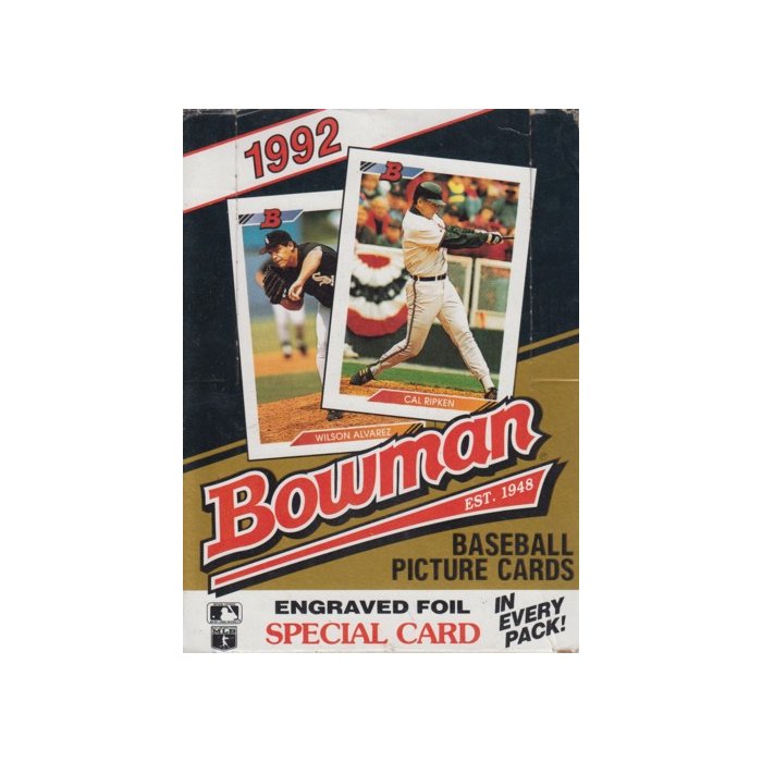 1992 Bowman Baseball Hobby Box Steel City Collectibles