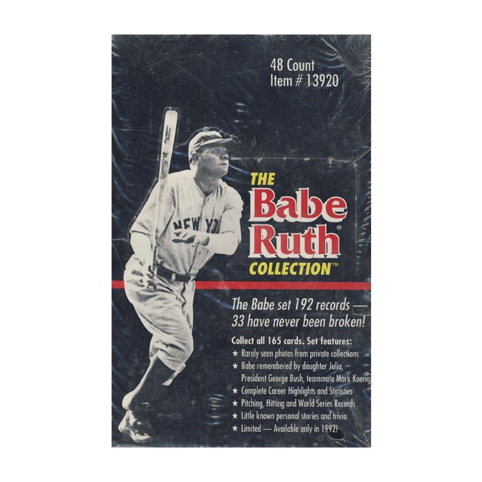 the babe ruth collection complete 165 card set limited edition Amazon.com : Babe Ruth Collection The 165-card Limited Edition Set : Sports Related Trading Cards : Sports & Outdoors